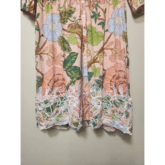 Soft Surroundings Bellicia Embroidered Midi Dress‎ Womens Size XS - Picture 3 of 7